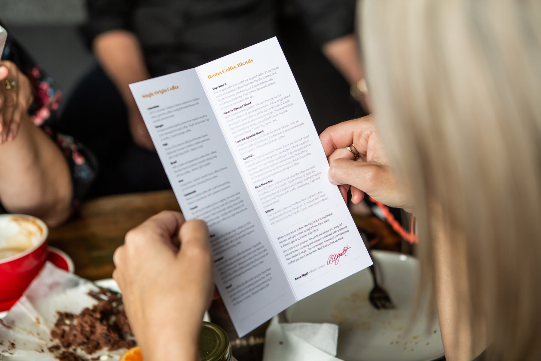 How to create an appealing coffee shop menu Roma Coffee Roasters